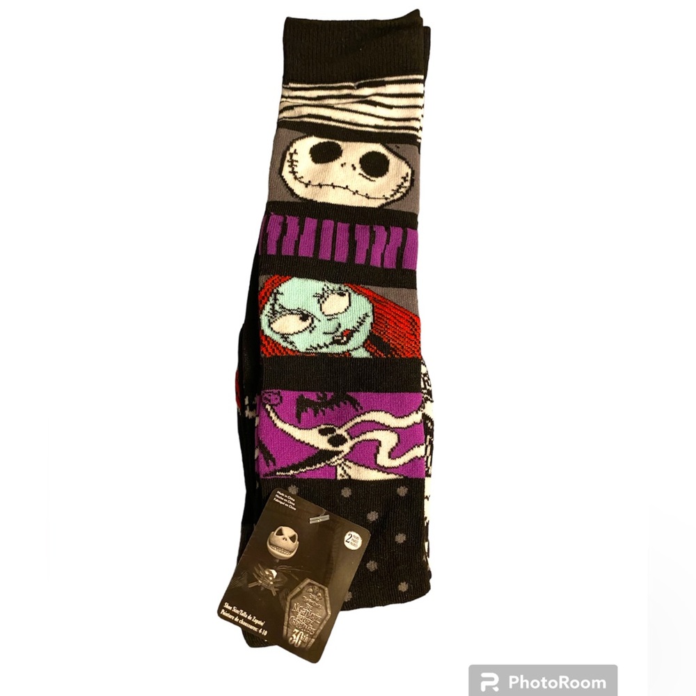 NWT•Nightmare Before Christmas women’s Knee High socks 2pk